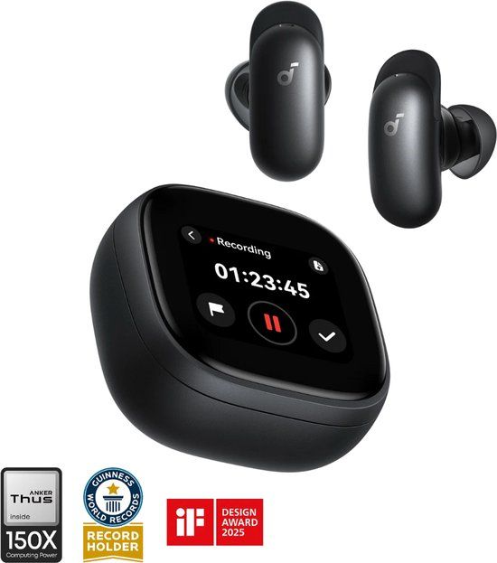 Soundcore Liberty 5 Pro Max Zwart