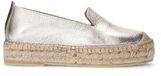 Sacha - Femme - Espadrilles en cuir dorées - Taille 37
