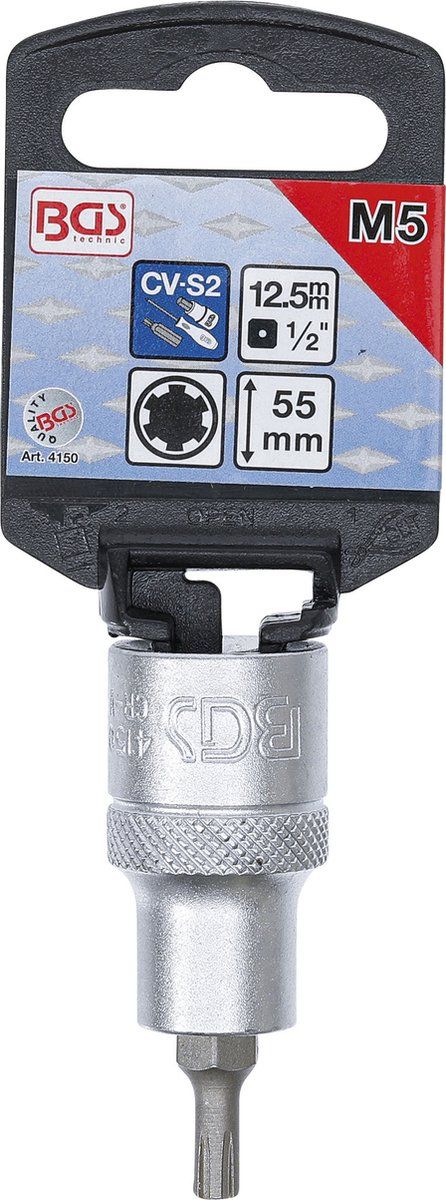 BGS Dopsleutelbit 1/2" wigprofiel (voor RIBE) M5
