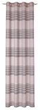 Deko Trends Gordijn met ogen, polyester, oudroze, 245 x 140 cm