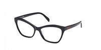 Pucci EP5241 Shiny black Cat Eye Brilmonturen voor Vrouwen