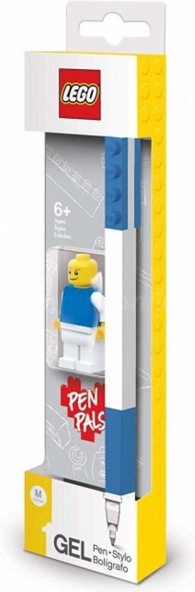 lego Gel Pen - Blu + Minifigure