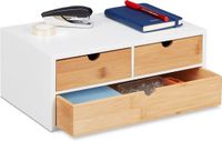 Merkloos Relaxdays bureau organizer