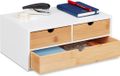 Merkloos Relaxdays bureau organizer