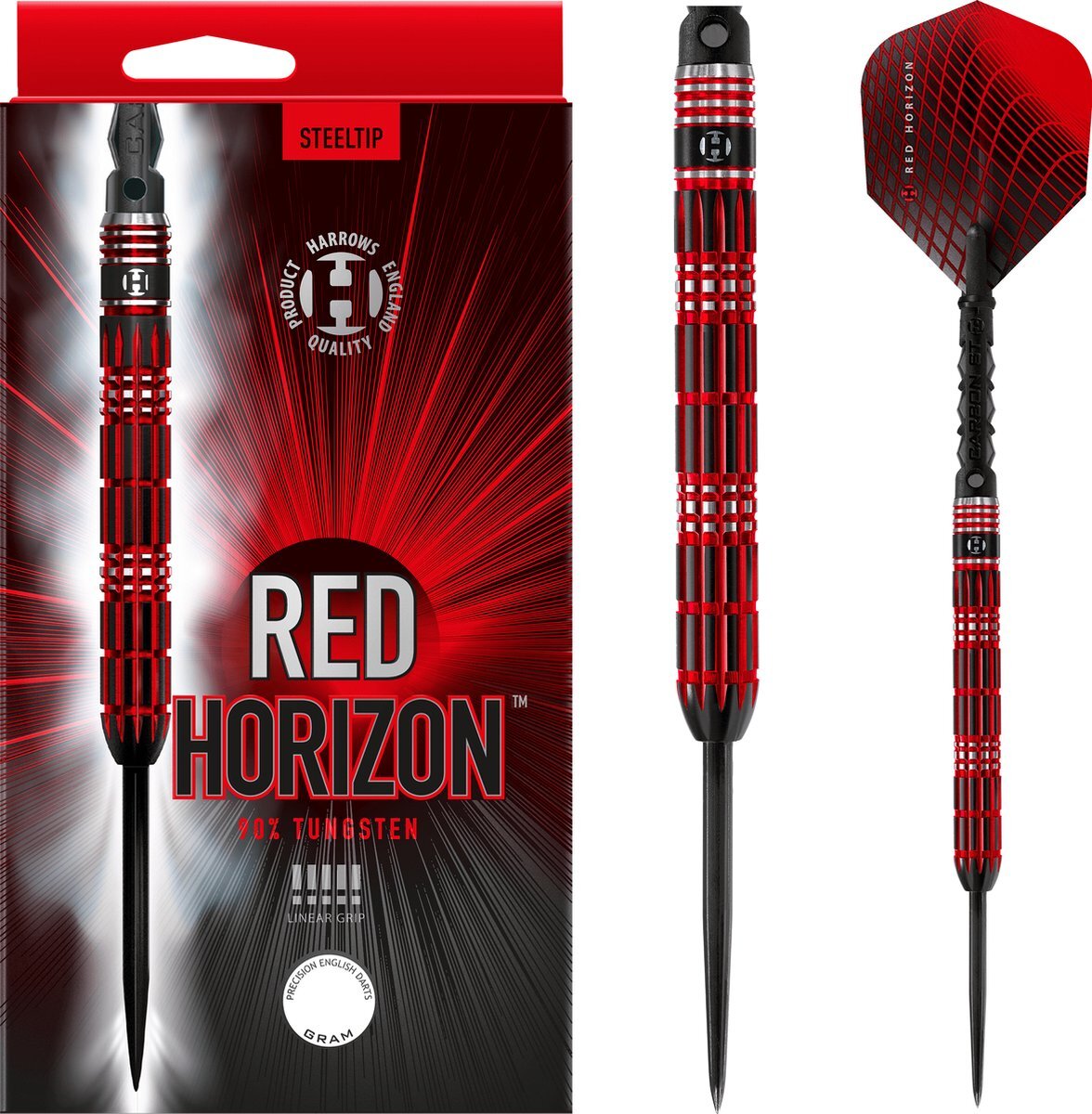 Harrows Red Horizon 90% - Dartpijlen - 21 Gram