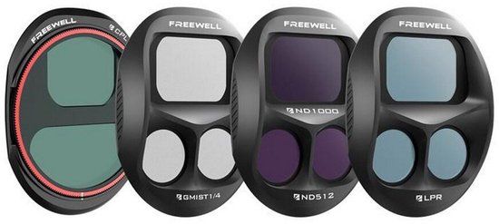 Freewell Filterset Voor Dji Mavic 4 Pro Everyday 4 Stuks Met Functie