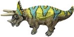 Bullyland 61317 – Speelfiguur Mini‑Dinosaurus Triceratops – ca. 7,5 cm
