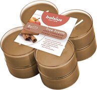 Bolsius Geur maxitheelichten 8 uur pak a 8stuks True Scents Apple Cinnamon