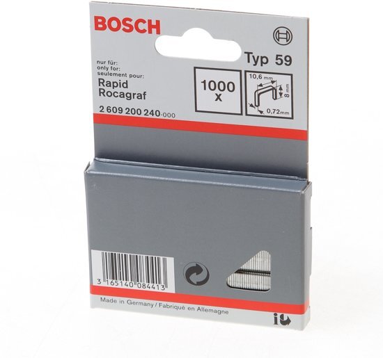 Bosch Bosch - Niet met fijne draad type 59 10,6 x 0,72 x 8 mm