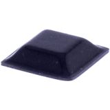 TOOLCRAFT PD2127SW Pied d'appareil auto-adhésif, carré noir (l x l x h) 12,7 x 12,7 x 3,1 mm 1 pièce(s)
