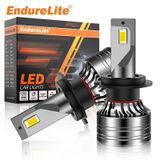 ENdureLite 9005/HB3 15000 lm 6000 K Blanc froid Ampoules d'antibrouillard, Lampes de phare 100 W haute luminosité, Plug and Play, Refroidissement par ventilateur, Lot de 2