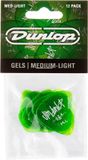 Dunlop Jim Dunlop Gels - Plectrums - Medium/Light - Player's Pack 12 Stuks