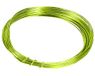 mumbi 31576 10 m knutseldraad 1 mm lindegroen, aluminium, 10 meter