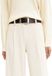 Tom Tailor - TTAMY leren riem met vierkante gesp - Maat 100 - brown uni