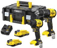 Stanley SFMCK201D2T-QW – Kit combiné sans balai 18V