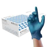 Unigloves Unicare GS0084 Nitril poedervrije medische onderzoekshandschoenen, blauw, groot, 100 stuks