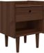 vidaXL Table de chevet BILBAO Caramel foncé 45 x 35 x 59 cm