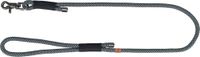Trixie Soft Rope Zwart/Grijs Hondenriem - 100x1.3 cm