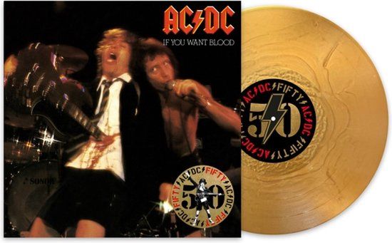 AC/DC - If You Want Blood, You've Got It (50th Anniversary Gold Vinyl LP)