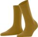 FALKE Softmerino eenkleurig wol katoen sokken dames groen - maat 37-38