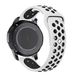 Strap-it Smartwatch bandje 22mm - sport bandje - wit/zwart