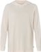 VAUDE Mineo LS Hoody Dames Trui Ecru Polyester Lange Mouw Regular Fit