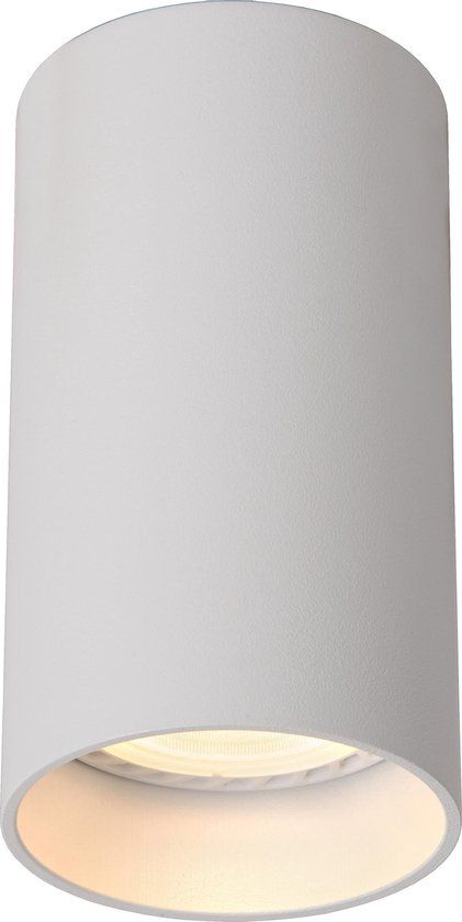 Lucide DELTO Plafondspot - Ø 5,5 cm - LED Dim to warm - GU10 - 1x5W 2200K/3000K - Wit