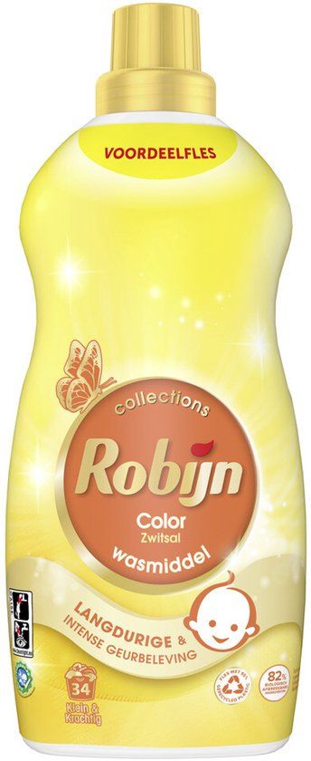 Robijn Klein & Krachtig Wasmiddel Zwitsalgeur 34 Wasbeurten - 1,19 liter