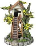 Nobby Aquarium Ornament Boomhuis - Bruin/Grijs/Groen - 12,2 x 9,2 x 15,5 cm