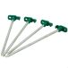 Aktive Lot De 4 Piquets De Camping Fer