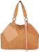 Fritzi aus Preußen shopper schoudertas Izzy Medium Limited Happy Flocked Soft Chestnut Lichtbruin