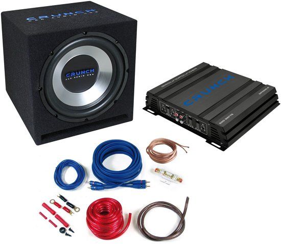 Crunch CBP500 Car-HiFi-set - 700 Watt - GroundPounder Bass Pakket