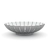 Guzzini - Grace, Middenstuk/Fruitschaal - Hemelgrijs, 30,5 x 37,5 x h9 cm - 29790092