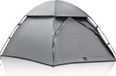 Merkloos Tente pour 2 personnes, ultralégère, compacte, tente de camping, tente dôme 3 saisons, montage rapide, tente pour trekking, extérieur, gris
