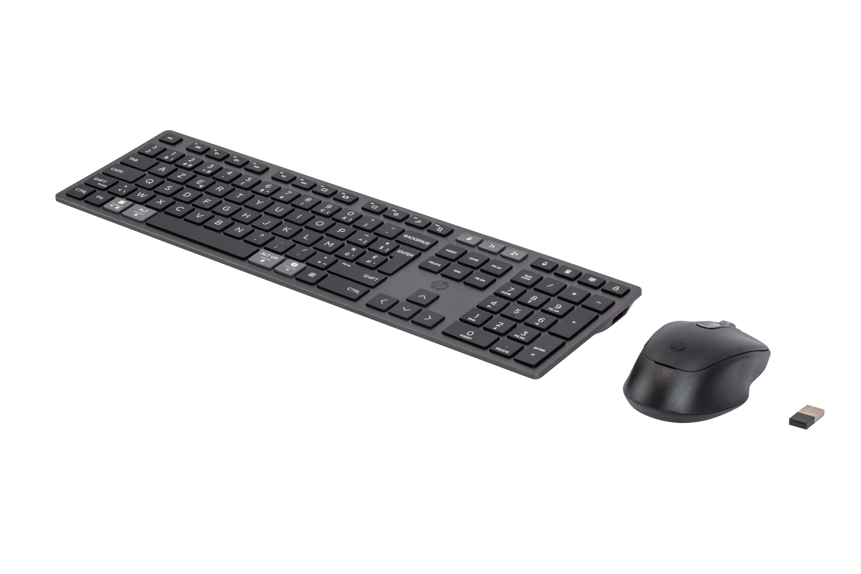 HP 720 Multi-Device Rechargeable Wireless Keyboard and Mouse Combo