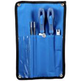 PFERD Chain Sharp® CS-SLS Kettingzaagslijpset, 7/32 inch/0,55 cm, inclusief een slijper en twee vijlen uit de Classic-serie, voor comfortabel en energiezuinig slijpen van kettingzagen, verpakking van
