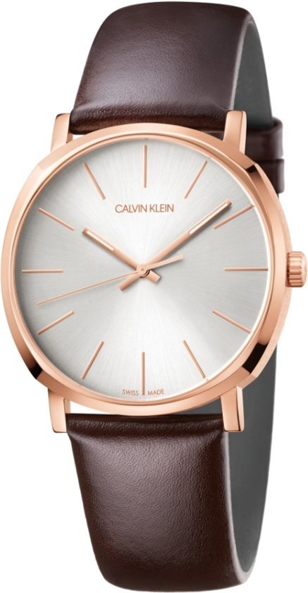 Calvin Klein K8Q316G6 horloge heren - bruin - edelstaal PVD rosÃ