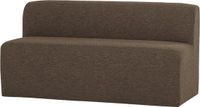 WOOOD Mojo Base Eetbank 164 cm Rugleuning - Bouclé - Bruin