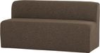 WOOOD Mojo Base Eetbank 164 cm Rugleuning - Bouclé - Bruin