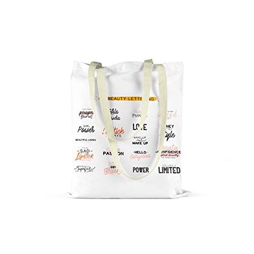 Bonamaison - Herbruikbare Boodschappentas - 48x55 cm - 100% Katoen - Canvas - Opvouwbaar