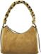 Coccinelle Leren schoudertas Suede Bimaterial Shoulderbag Seagrass / Seagrass kaki