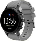 Strap-it Fossil Strap-it Fossil Gen 5 siliconen bandje - grijs