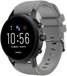 Strap-it Fossil Strap-it Fossil Gen 5 siliconen bandje - grijs
