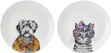 Mikasa x Tipperleyhill Assiette en porcelaine fine, Set de 2, 21cm