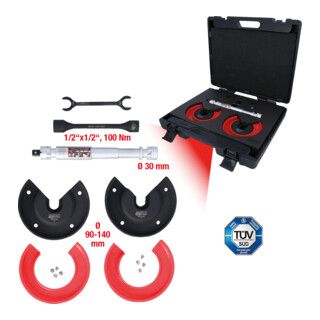 KS Tools Audi en Seat telescopische centreerklemset voor binnenvering, 11 st.