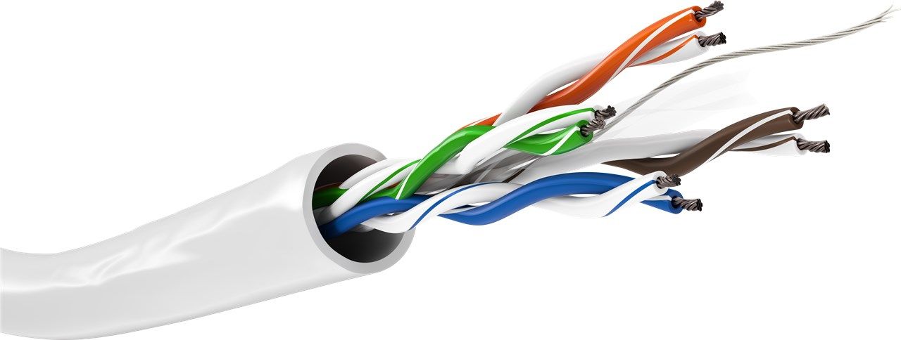 Goobay Cat6 Netwerkkabel - 305m - Wit - U/UTP