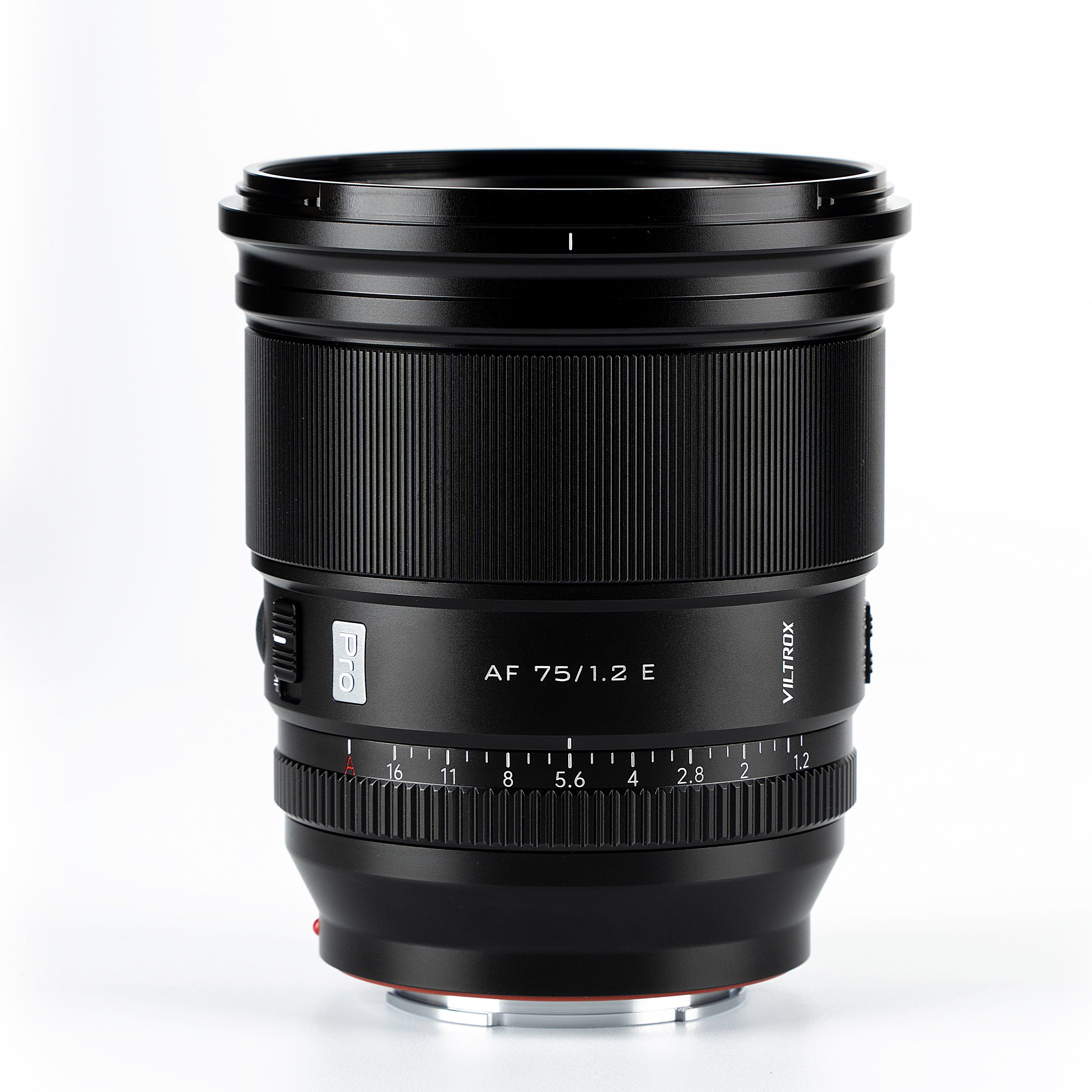 VILTROX AF 75mm f/1.2 E-Mount Lens - Black