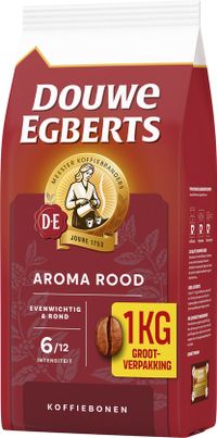 Douwe Egberts Aroma Rood Koffiebonen - 4 x 1000g - Voordeelpak