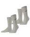 Esprit Unisex Logo 2-Pack sokken - Heren - Maat 35-38 - Grijs