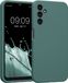 kwmobile telefoonhoesje geschikt voor Samsung Galaxy A14 5G - TPU backcover met siliconen coating - Smartphone case in Arctische nacht